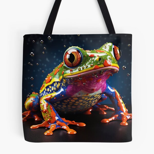 Item preview, Poison vivid color frog. Poisonous animal of tropical rainforest. Pet in terrarium designed and sold by anytka.