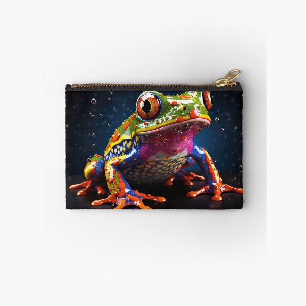 Item preview, Poison vivid color frog. Poisonous animal of tropical rainforest. Pet in terrarium designed and sold by anytka.