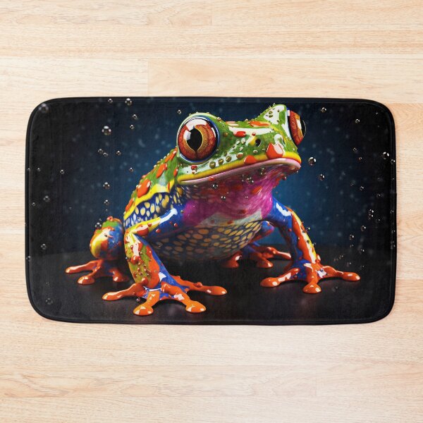 Item preview, Poison vivid color frog. Poisonous animal of tropical rainforest. Pet in terrarium designed and sold by anytka.