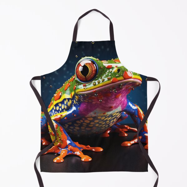 Item preview, Poison vivid color frog. Poisonous animal of tropical rainforest. Pet in terrarium designed and sold by anytka.