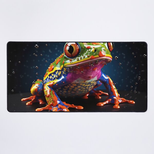 Item preview, Poison vivid color frog. Poisonous animal of tropical rainforest. Pet in terrarium designed and sold by anytka.