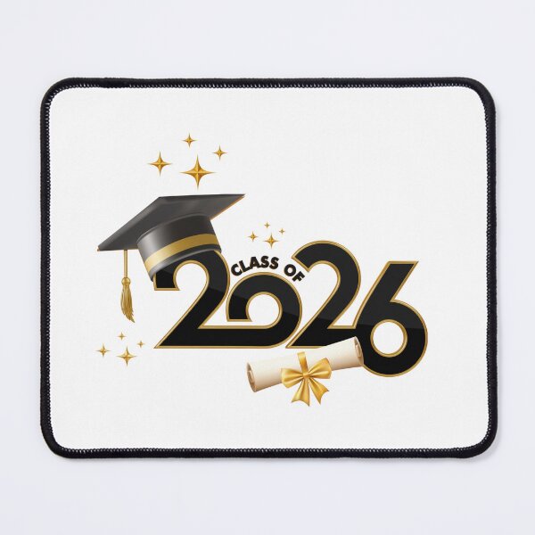 Item preview, Class of 2026 Graduate with Black Graduation Hat, Diploma & Stars designed and sold by JeweledDesigns.