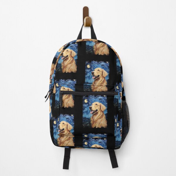 Item preview, Funny Golden Retriever Starry Night Illustration Mom Dad Kids designed and sold by rafaeltto.