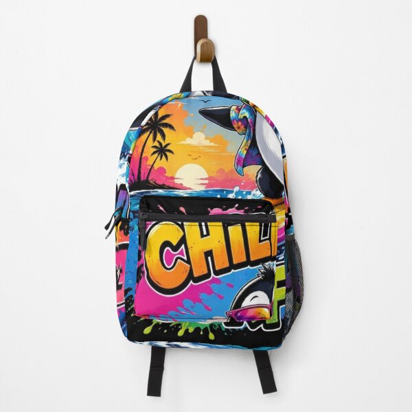 Item preview, Chill Mode Surf Vibes Cute Penguin Surfing Cartoon T-Shirt designed and sold by M.Store.