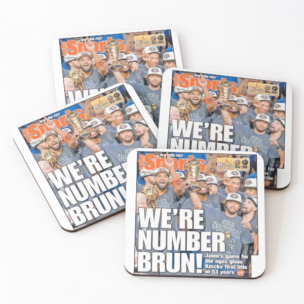 Item preview, We're Number Brun! New York Knicks NBA 2026 Champions designed and sold by tayjeffrey61.