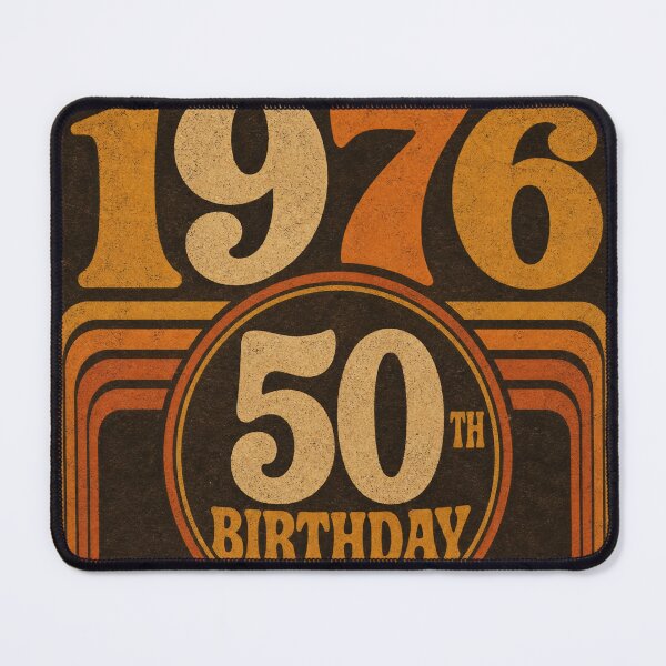 Item preview, Vintage 1976 50th Birthday Retro Groovy – Half a Century Since 1976 designed and sold by Jandedan.