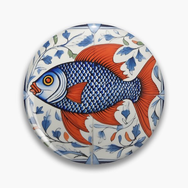 Item preview, Portuguese sardine fish on typical traditional tile designed and sold by anytka.