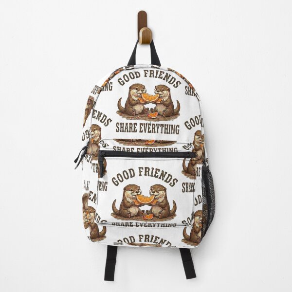 Item preview, Good Friends Share Everything Otters designed and sold by Tel A Pet.