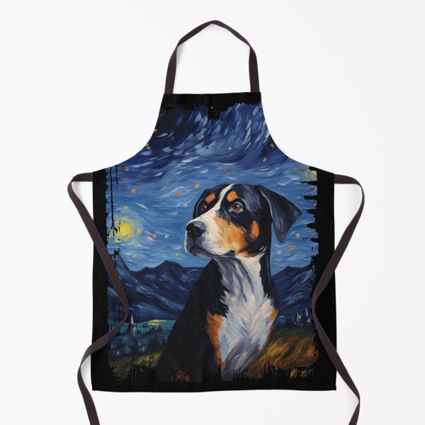 Item preview, Funny Greater Swiss Mountain Starry Night Illustration Mom Dad Kids designed and sold by rafaeltto.