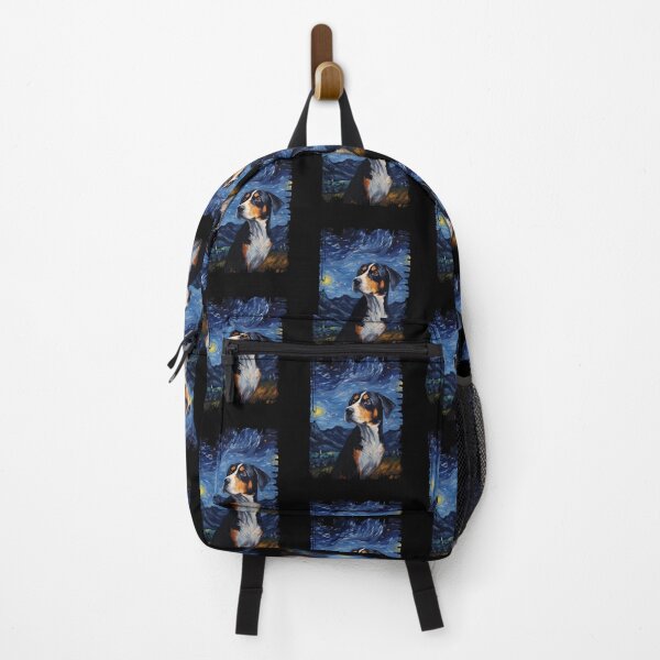 Item preview, Funny Greater Swiss Mountain Starry Night Illustration Mom Dad Kids designed and sold by rafaeltto.