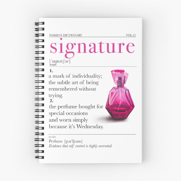 Item preview, Pink Signature - Fashion Dictionary Definition designed and sold by Ziana.art.
