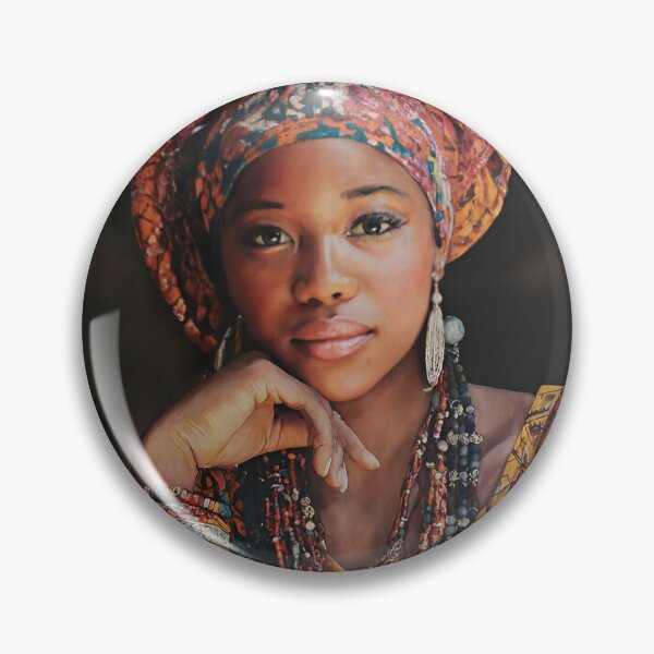 Item preview, Woman from Chad - African Woman Ethnic Portrait designed and sold by Oldetimemercan.