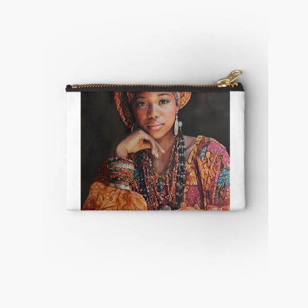 Item preview, Woman from Chad - African Woman Ethnic Portrait designed and sold by Oldetimemercan.
