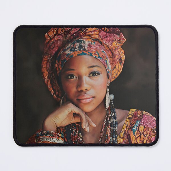 Item preview, Woman from Chad - African Woman Ethnic Portrait designed and sold by Oldetimemercan.