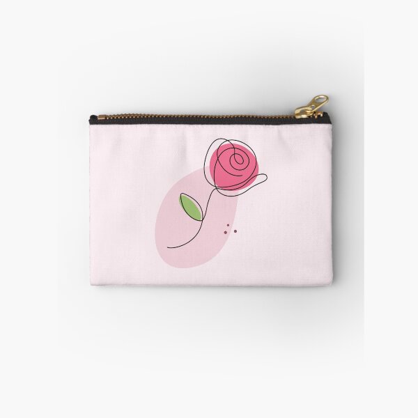 Item preview, Minimalist Pink Rose One Line Botanical Art Design designed and sold by CozyLittleShop.