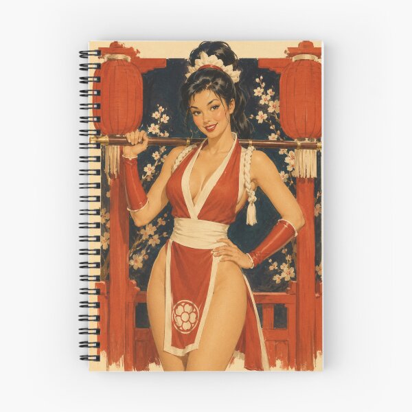 Item preview, Martial Arts Pinup – Vintage Fighting Queen designed and sold by Cosplayvintage.