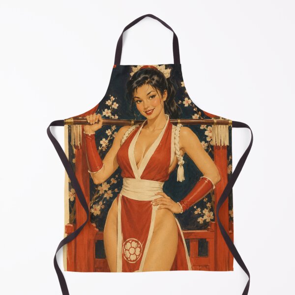 Item preview, Martial Arts Pinup – Vintage Fighting Queen designed and sold by Cosplayvintage.