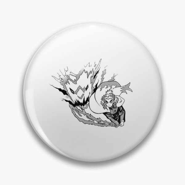 Item preview, Flame Hashira unleashing his ultimate ninth form tiger strike designed and sold by Deviantfant.