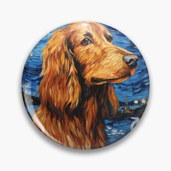 Item preview, Funny Irish Setter Starry Night Illustration Mom Dad Kids designed and sold by rafaeltto.