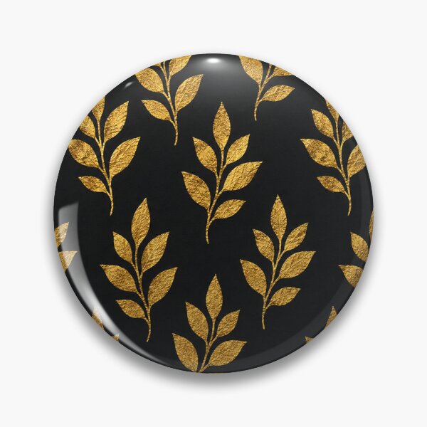 Item preview, Elegant Gold Foil Leaves Pattern designed and sold by Owcomm.