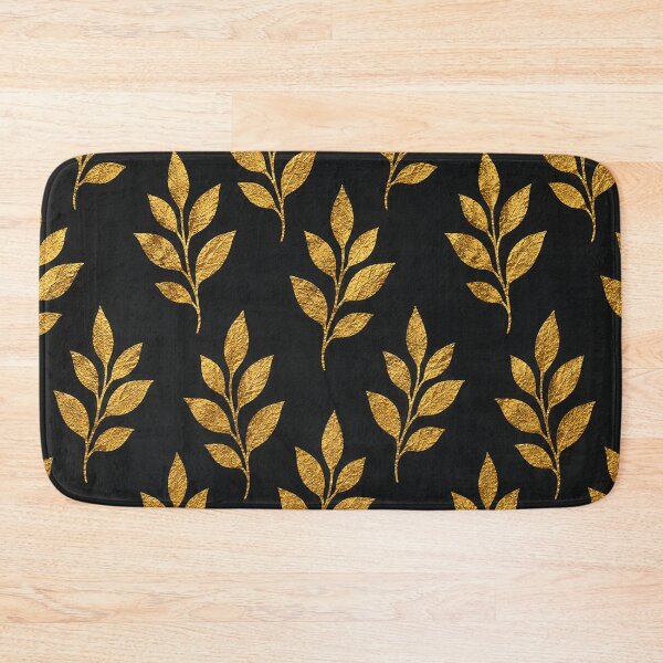Item preview, Elegant Gold Foil Leaves Pattern designed and sold by Owcomm.