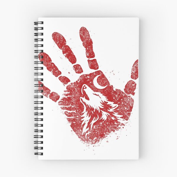 Item preview, Howling Wolf Handprint - Vintage Wilderness Art designed and sold by BestDetailer.