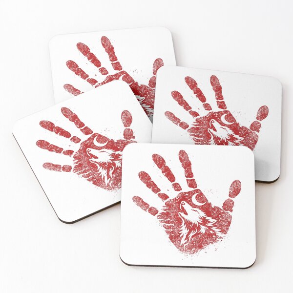 Item preview, Howling Wolf Handprint - Vintage Wilderness Art designed and sold by BestDetailer.