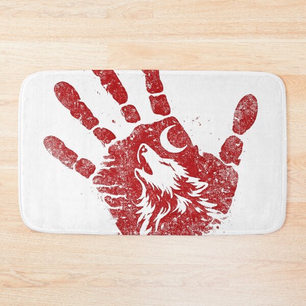 Item preview, Howling Wolf Handprint - Vintage Wilderness Art designed and sold by BestDetailer.