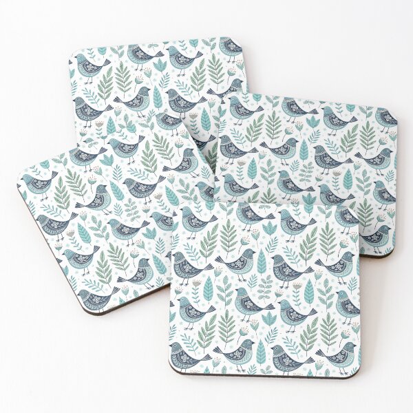 Item preview, Nordic Garden Bird Symbols | Scandinavian Folk Design designed and sold by Shuga-Design.