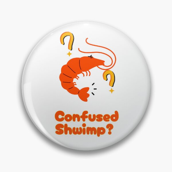 Item preview, Confused Shwimp Transparent designed and sold by Shrimps N Stuff.