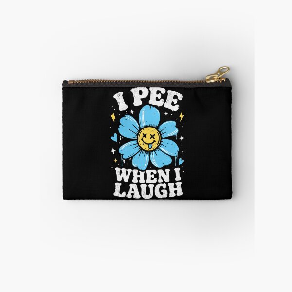 Item preview, I Pee When I Laugh Funny Flower Meme Retro Humor Design designed and sold by La-Nuna.