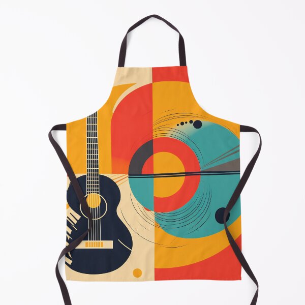 Item preview, Abstract colorful guitar picture. Digital illustration. Ready to poster usage designed and sold by anytka.