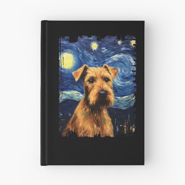 Item preview, Funny Irish Terrier Starry Night Illustration Mom Dad Kids designed and sold by rafaeltto.