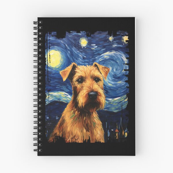 Artikelvorschau, Lustige Illustration eines Irischen Terriers in Sternennacht – Mama, Papa, Kinder entworfen und verkauft von rafaeltto.