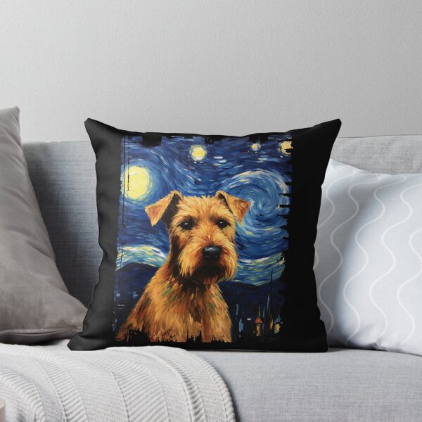 Item preview, Funny Irish Terrier Starry Night Illustration Mom Dad Kids designed and sold by rafaeltto.