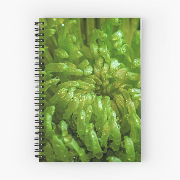 Item preview, Moody Dark Green Chrysanthemum Flower Macro Botanical Pattern designed and sold by MariaAbaza.
