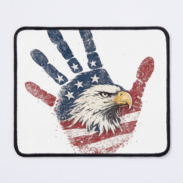 Item preview, American Eagle Handprint - Vintage Patriot Art designed and sold by BestDetailer.