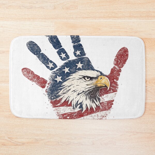 Item preview, American Eagle Handprint - Vintage Patriot Art designed and sold by BestDetailer.