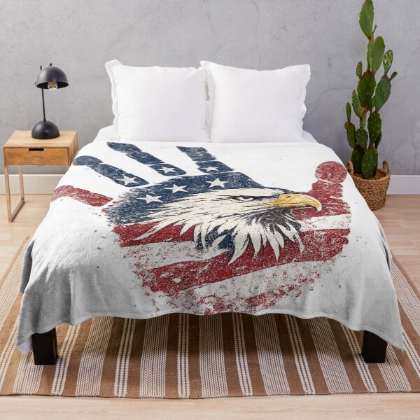 Item preview, American Eagle Handprint - Vintage Patriot Art designed and sold by BestDetailer.