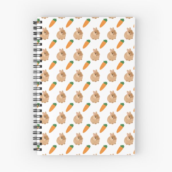Item preview, Cute Bunny and Carrot Pattern designed and sold by Doahda.
