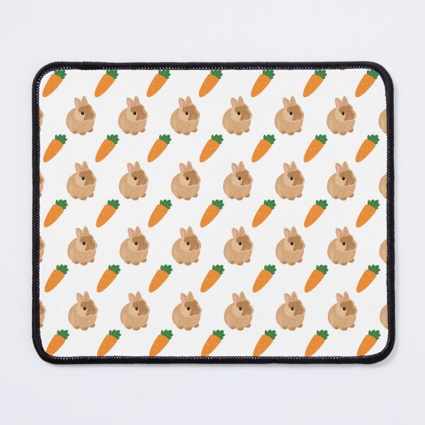 Item preview, Cute Bunny and Carrot Pattern designed and sold by Doahda.