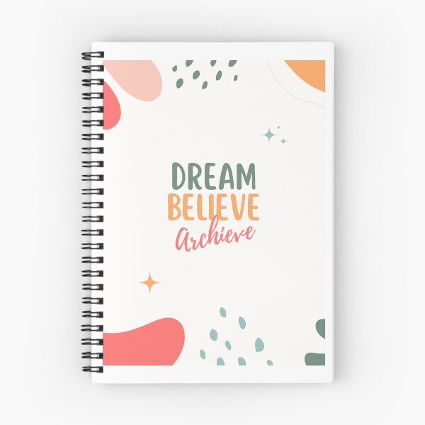 Item preview, Dream Believe Achieve Motivational Quote designed and sold by ViralStickShop.