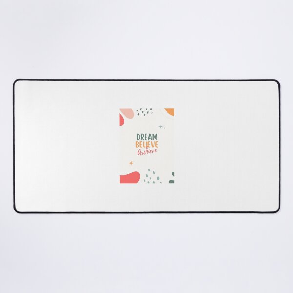 Item preview, Dream Believe Achieve Motivational Quote designed and sold by ViralStickShop.