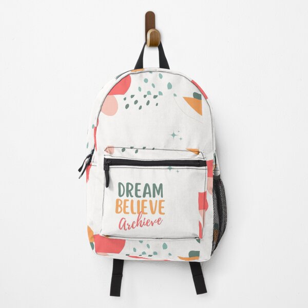 Item preview, Dream Believe Achieve Motivational Quote designed and sold by ViralStickShop.