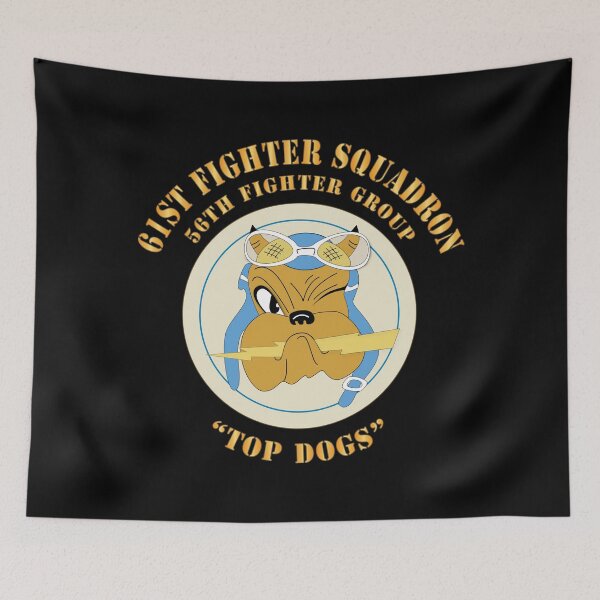 Item preview, AAC - 61st Fighter Squadron - 56th Fighter Group - Gold text designed and sold by Military Insignia Products.