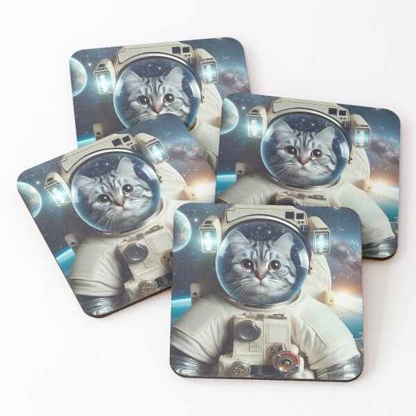 Item preview, Astronaut Cat designed and sold by Squirrel Adventurous.