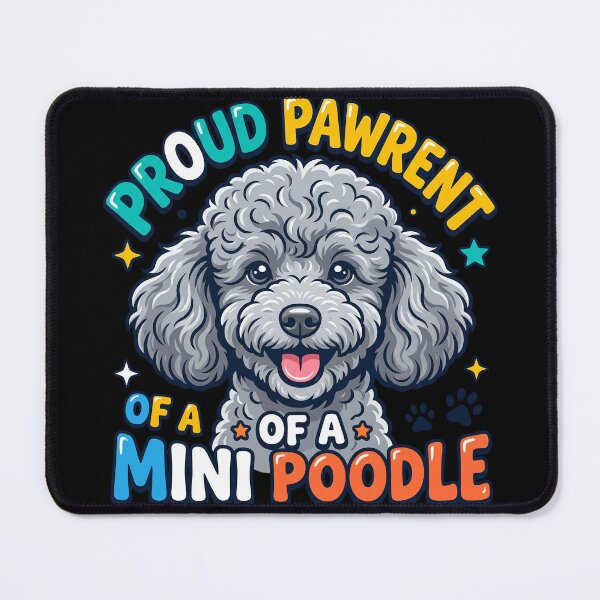 Item preview, Miniature Poodle designed and sold by The Quiet Canvas By Jacky.