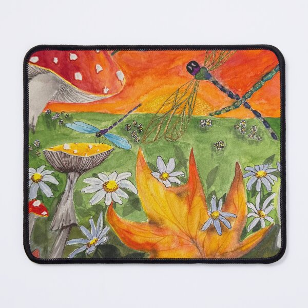 Item preview, Dragonfly and Mushroom Fantasy designed and sold by SMS-Art4U.