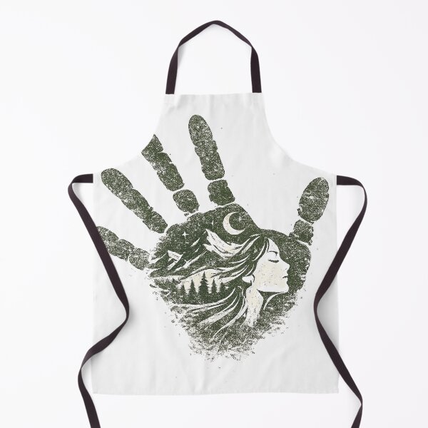 Item preview, Mountain Soul Handprint - Vintage Nature Woman Art designed and sold by BestDetailer.
