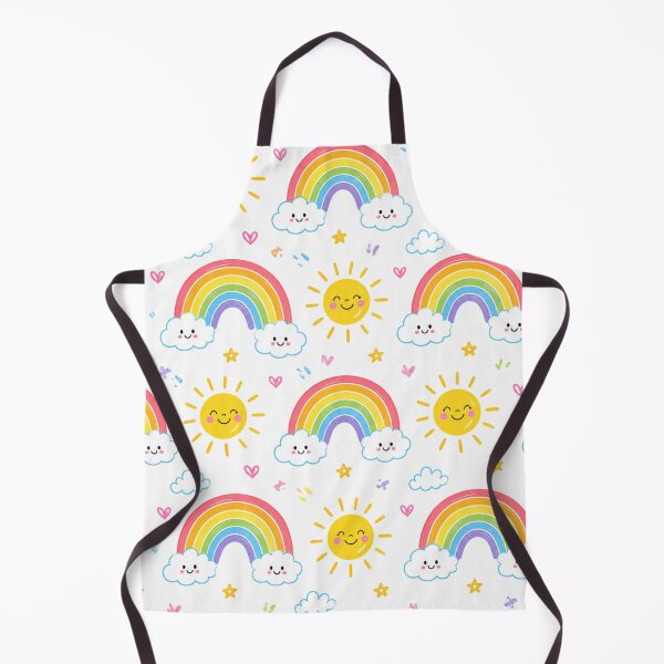 Item preview, Cute Kawaii Rainbows and Smiling Suns Seamless Pattern designed and sold by Owcomm.